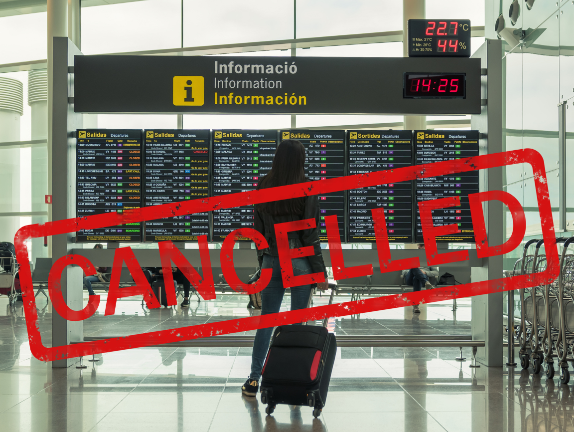 Voo cancelado de quem é a responsabilidade